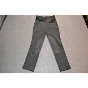 41567-a Ovation Equestrian Horseback Riding Pants Gray Size Medium Or 24 Kids